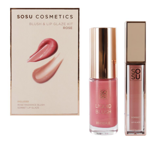 Blush & Lip Glaze Kit | Rose