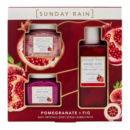 Pomegranate & Fig Bath Trio Set
