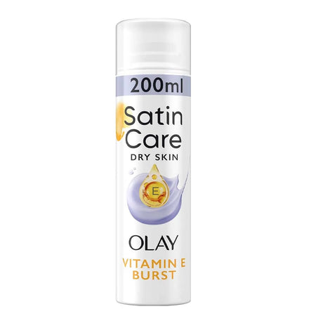 Satin Care Vitamin E Shave Gel for Dry Skin 200ml