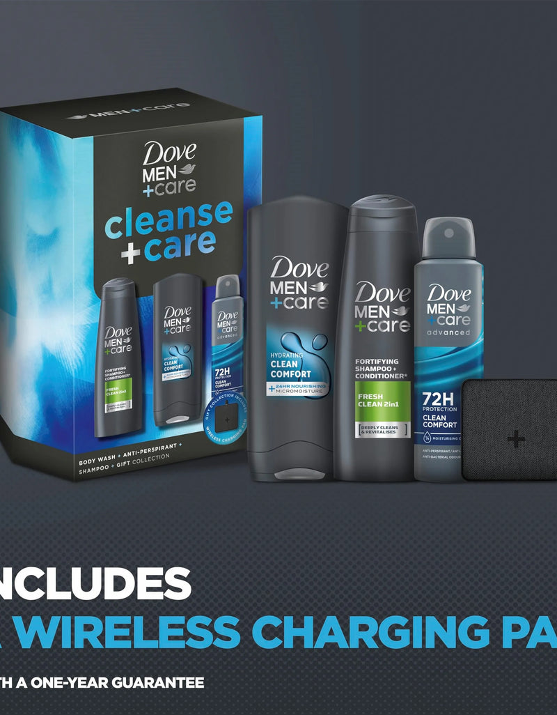 Men + Care Cleanse & Care Gift Set With Charge Pad