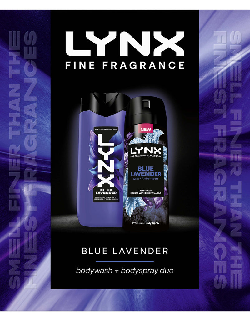 Fine Fragrance for Men Blue Lavender Body Gift Set