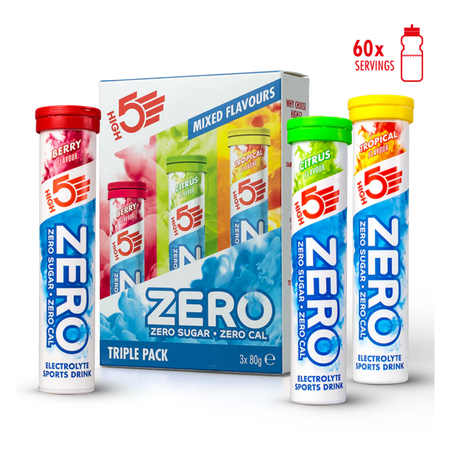 HIGH 5 Zero Salts Electrolyte Drink Triple Pack