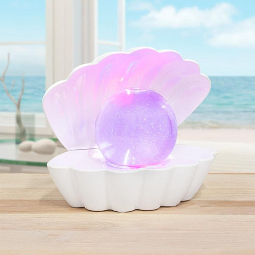 Clam Glitterball LED Colour Changing Lamp