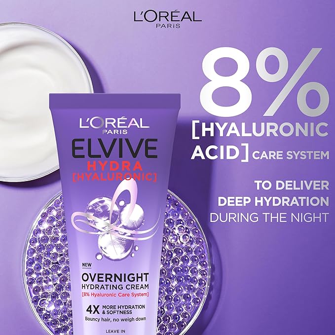 Hydra Hyaluronic Acid Overnight Hydrating Hair Cream 200ml