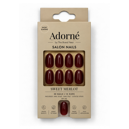 Sweet Merlot | False Nails