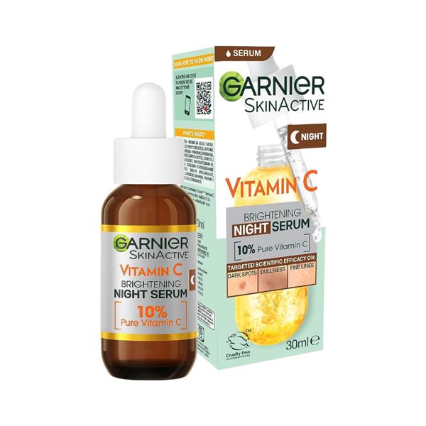 Skin Active 10% Vitamin C Brightening Night Serum 30ml