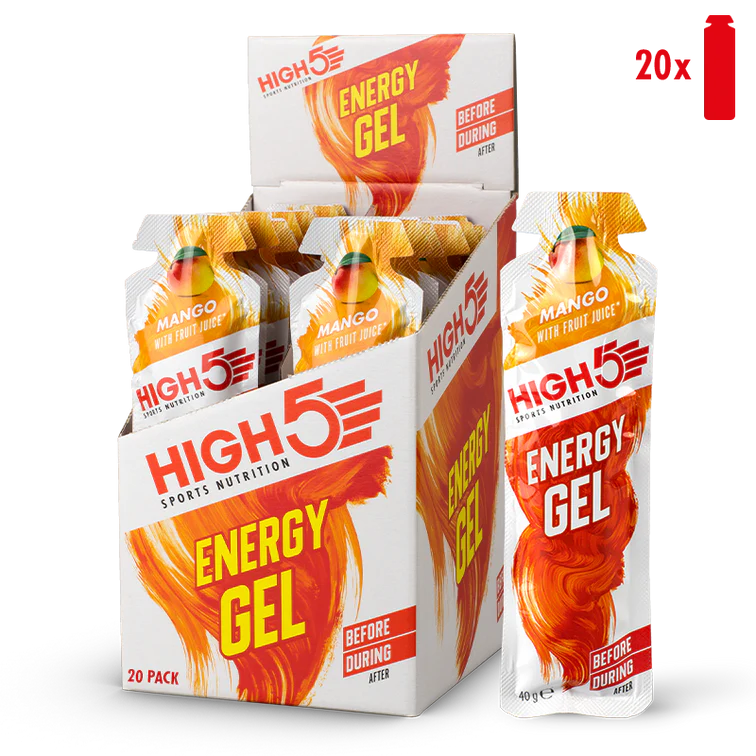 High 5 Energy Gel 20 Pack - Mango