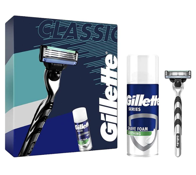 Mach 3 Classic Razor & Foam Gift Set