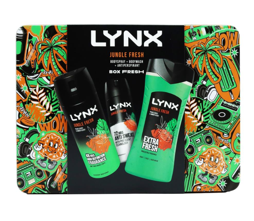 Jungle Fresh 3 Piece Gift Tin For Men