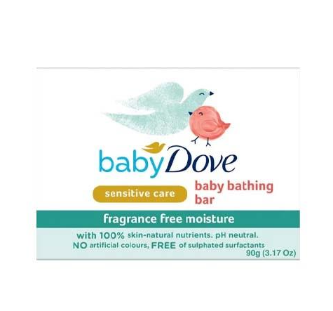 Fragrance Free Baby Soap Bar 90g