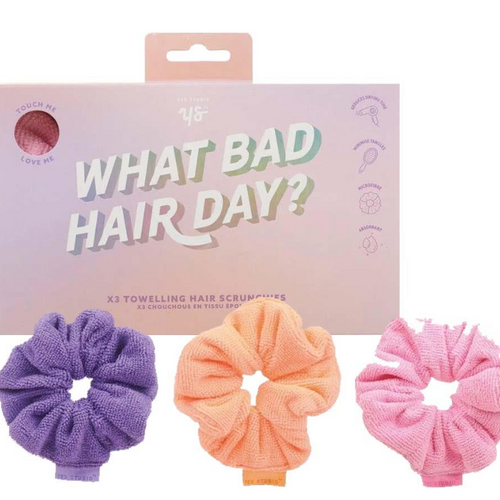 What Bad Hair Day? 3 Piece Scrunchie Set