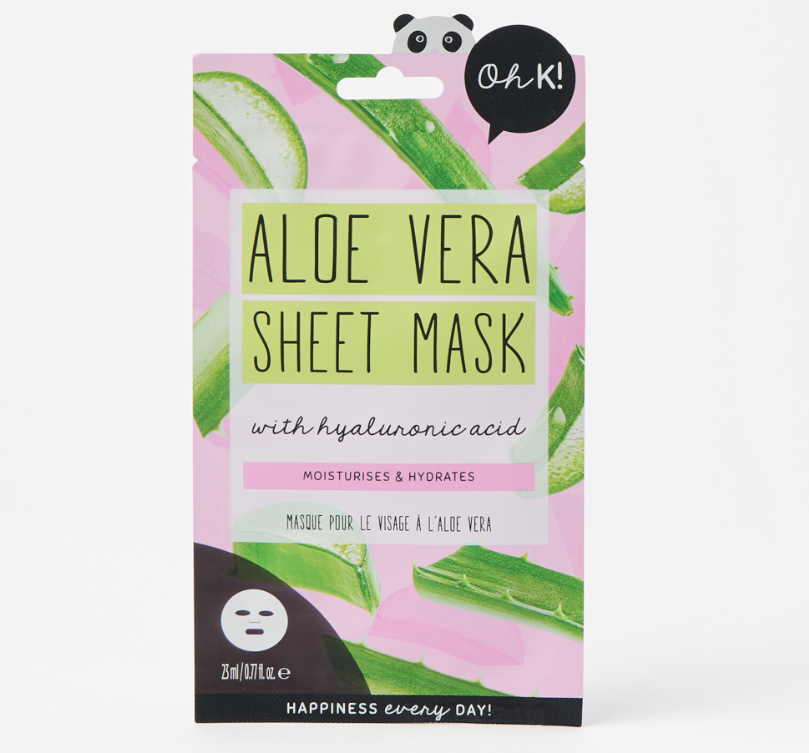 Aloe Vera & Hyaluronic Acid Sheet Mask