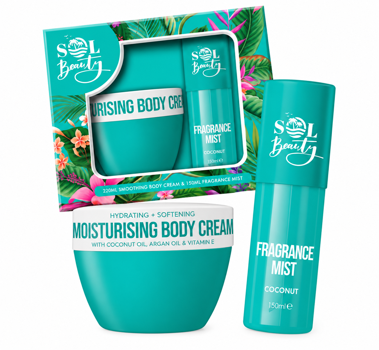 Coconut Mist & Body Cream Set