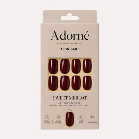 Sweet Merlot | False Nails