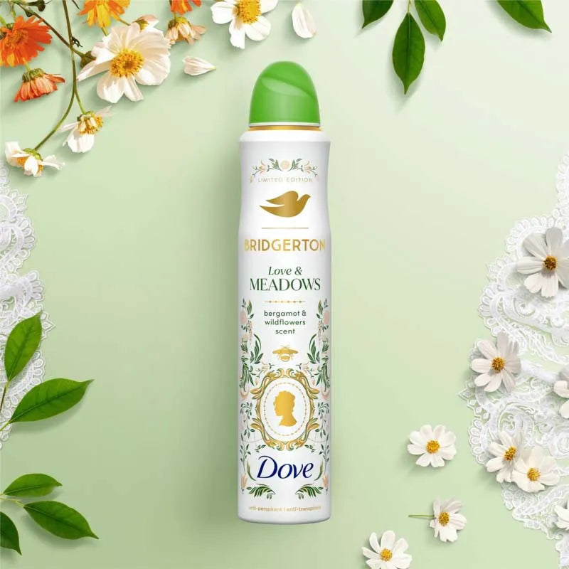 Bridgerton Love & Meadows Collection | Bergamot & Wildflowers Anti-Perspirant Spray 200ml