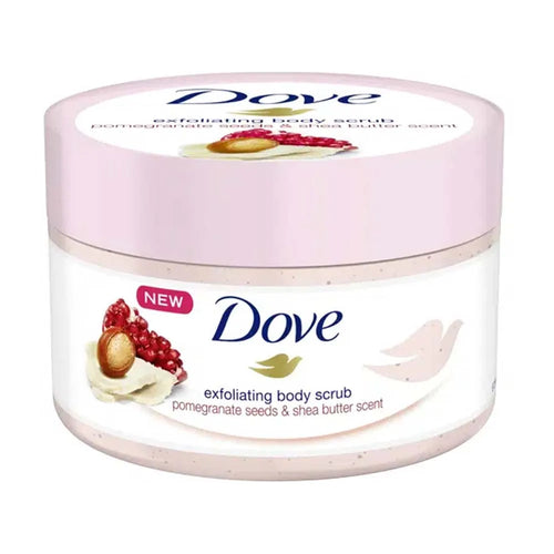 Pomegranate & Shea Butter Exfoliating Body Scrub Jar 225ml