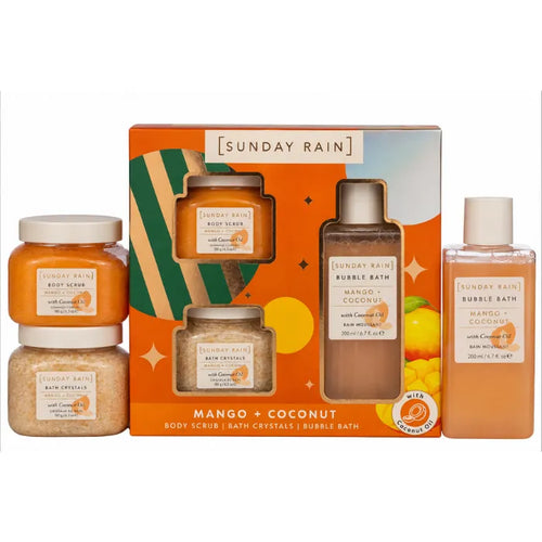 Mango & Coconut Bath Trio Set