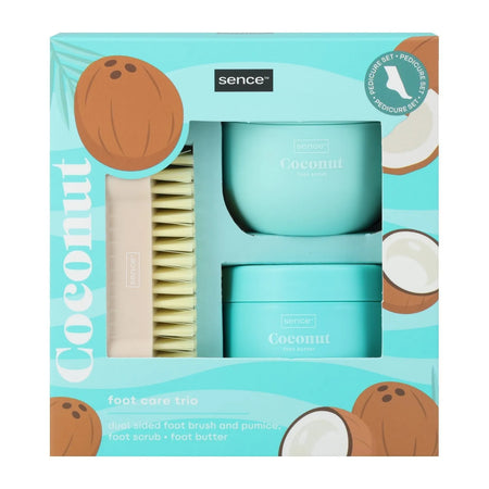 The Good Recipe 3 Piece Foot Care Set | Coconut