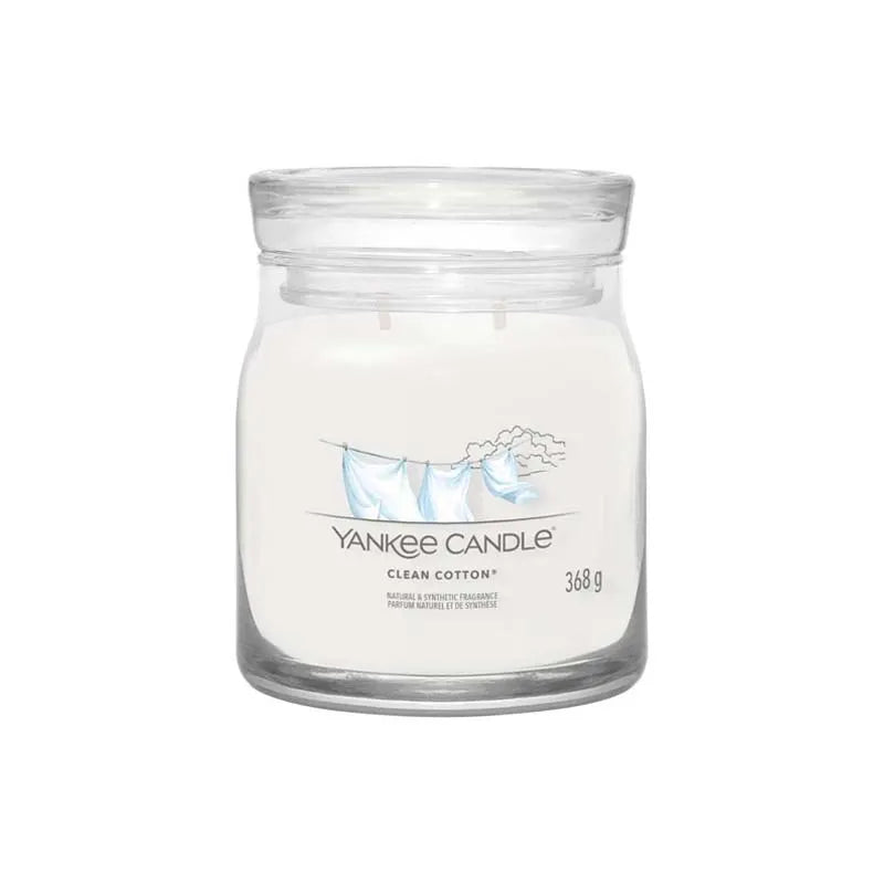 Clean Cotton | Signature 2 Wick Candle 368g