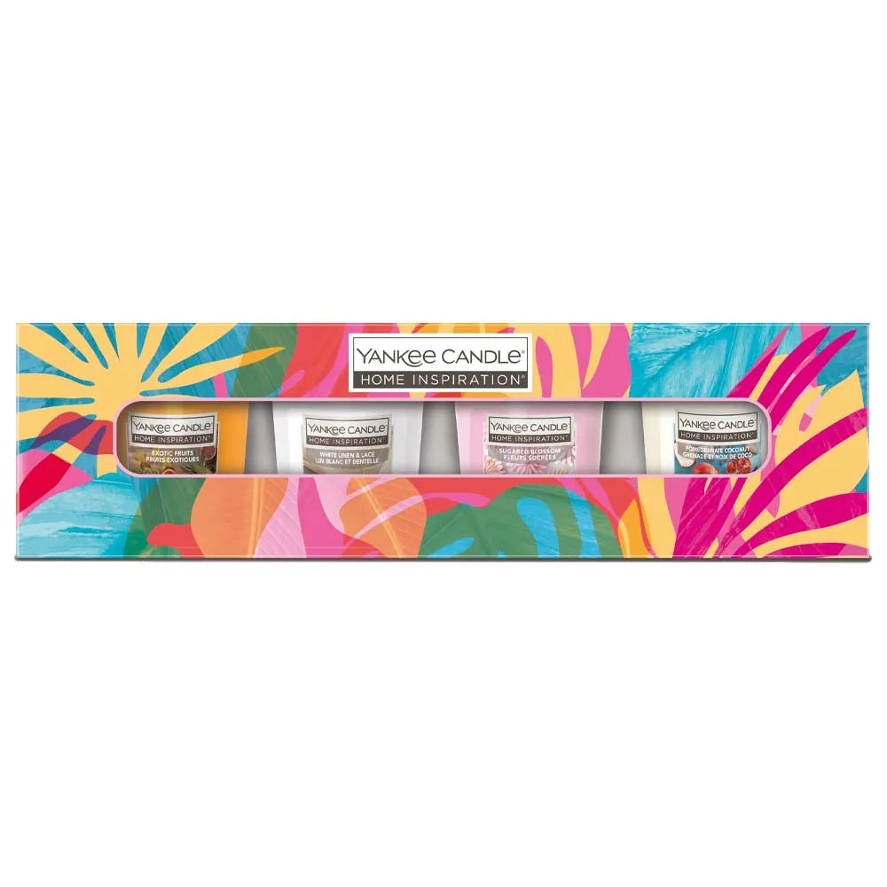 4 Candle Votive Set