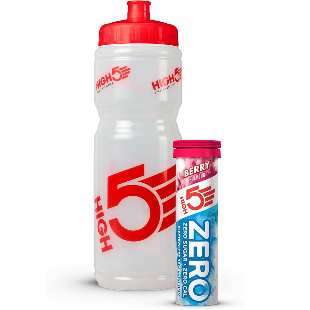 HIGH 5 Starter Kit 750ml Bottle & ZERO Salts Electrolytes Berry