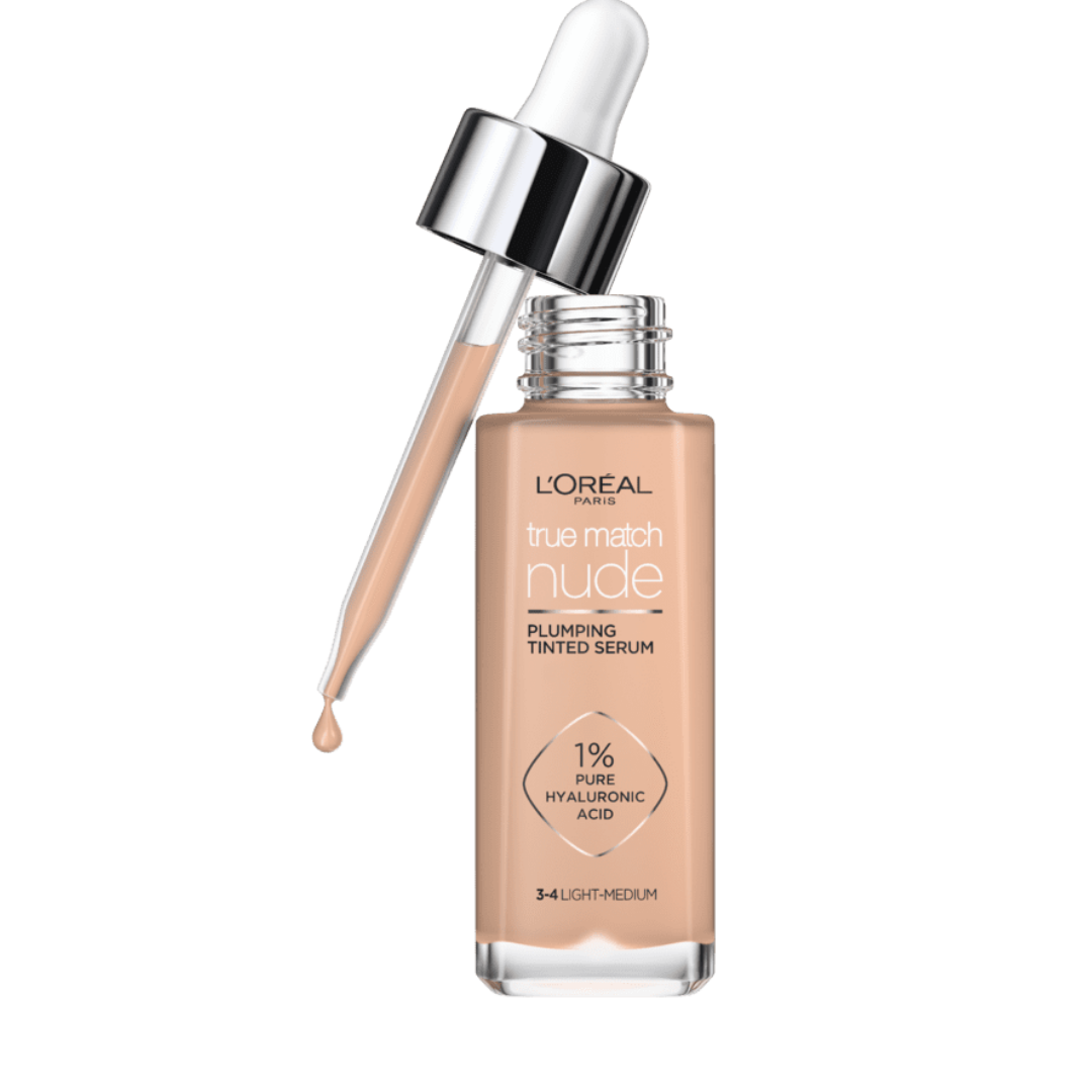 True Match Nude Plumping Tinted Serum | Light-Medium