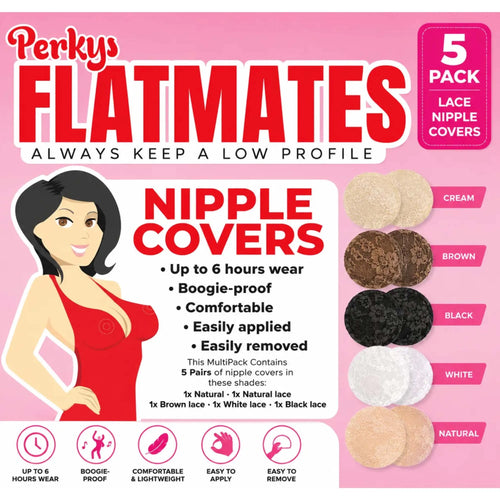 Flatmates Nipple Covers 5 Pack