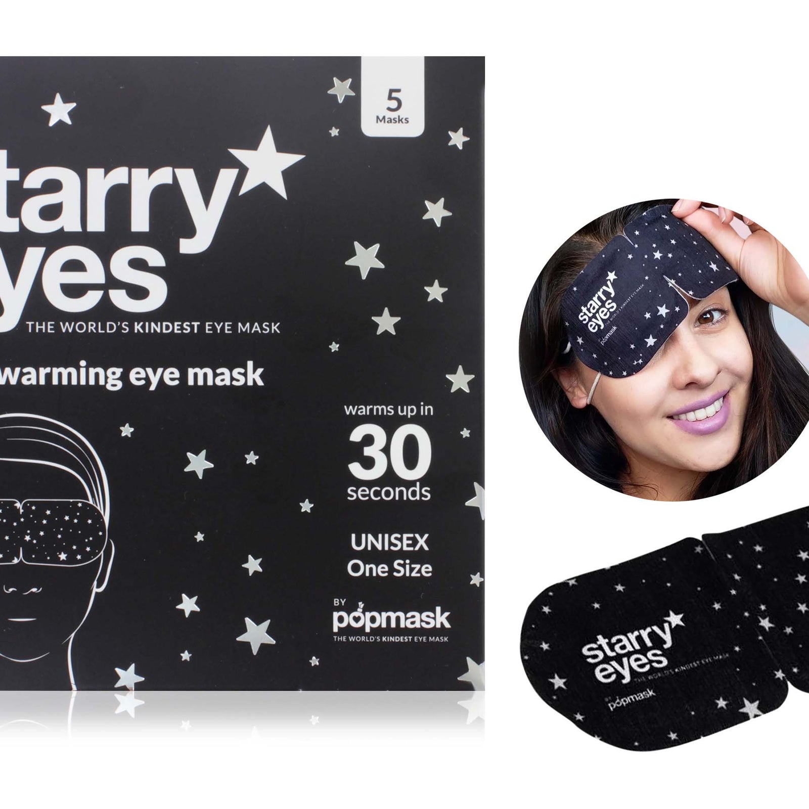 Starry Eyes Self-Warming Eye Mask 5 Piece Set