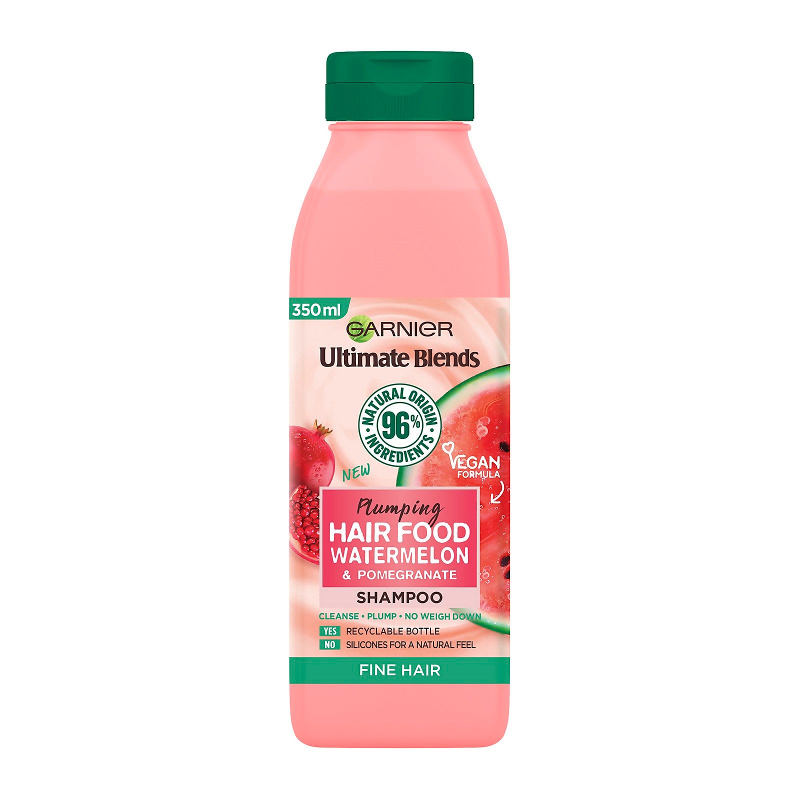 Ultimate Blends Watermelon & Pomegranate Hair Food Plumping Shampoo 390ml
