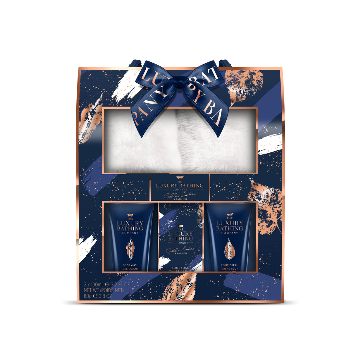2122008 Gold Embers & Cashmere Divine Slipper Gift Set