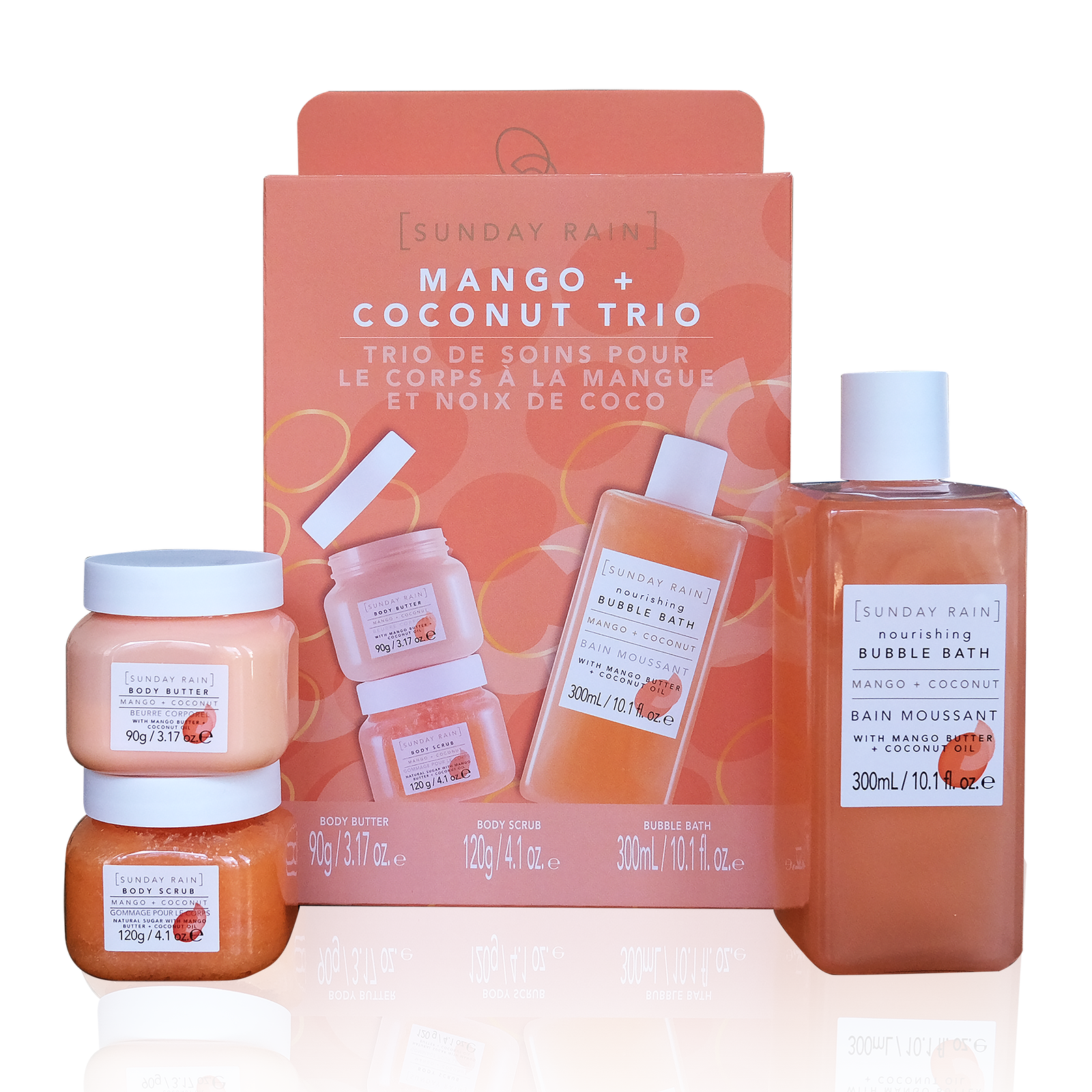 Mango & Coconut Trio