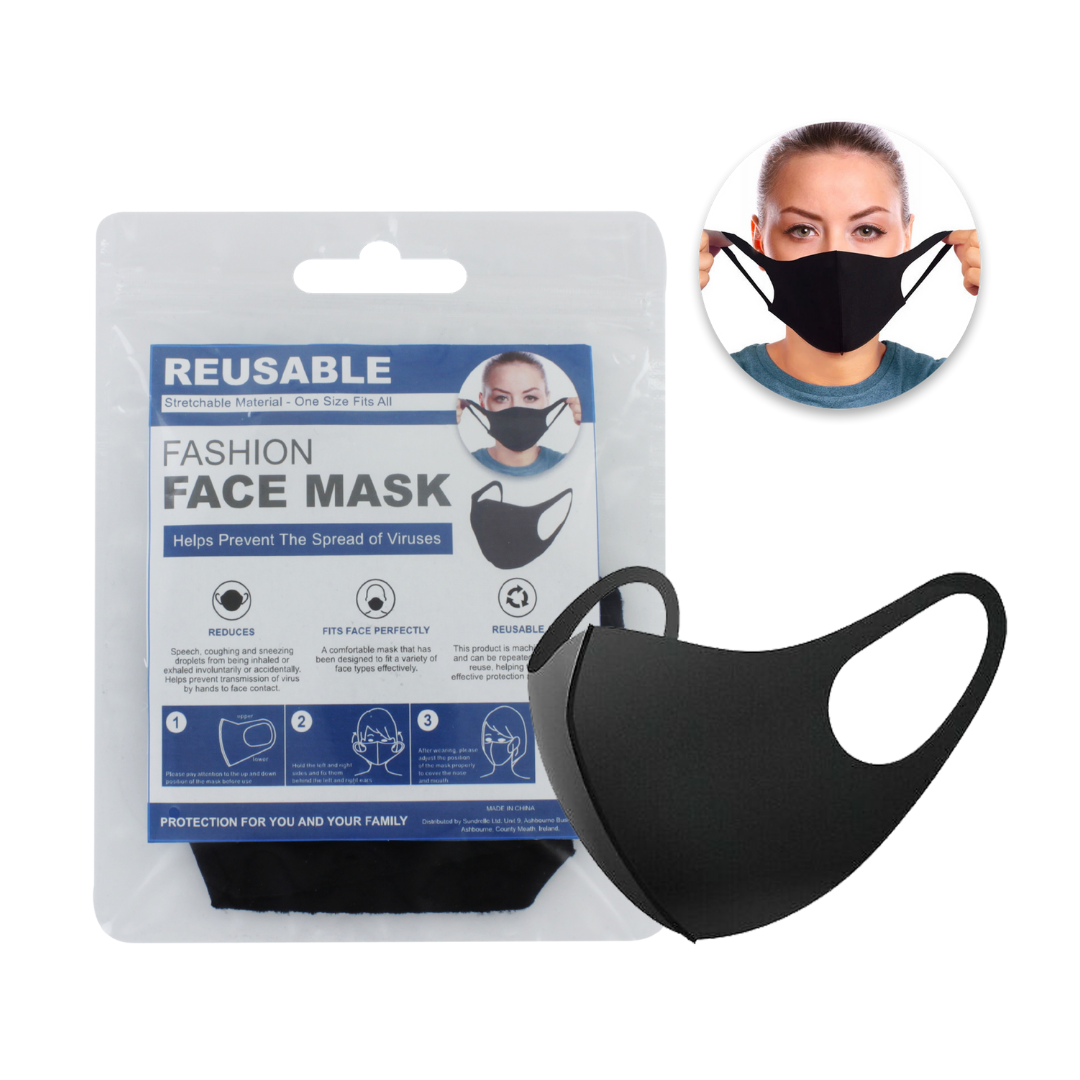Re-Usable Face Masks - Pack of 2