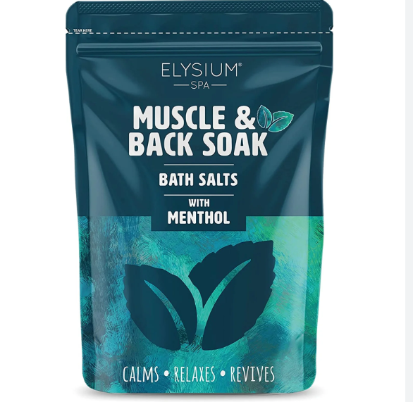Muscle & Back Bath Soaking Salts With Menthol 450g