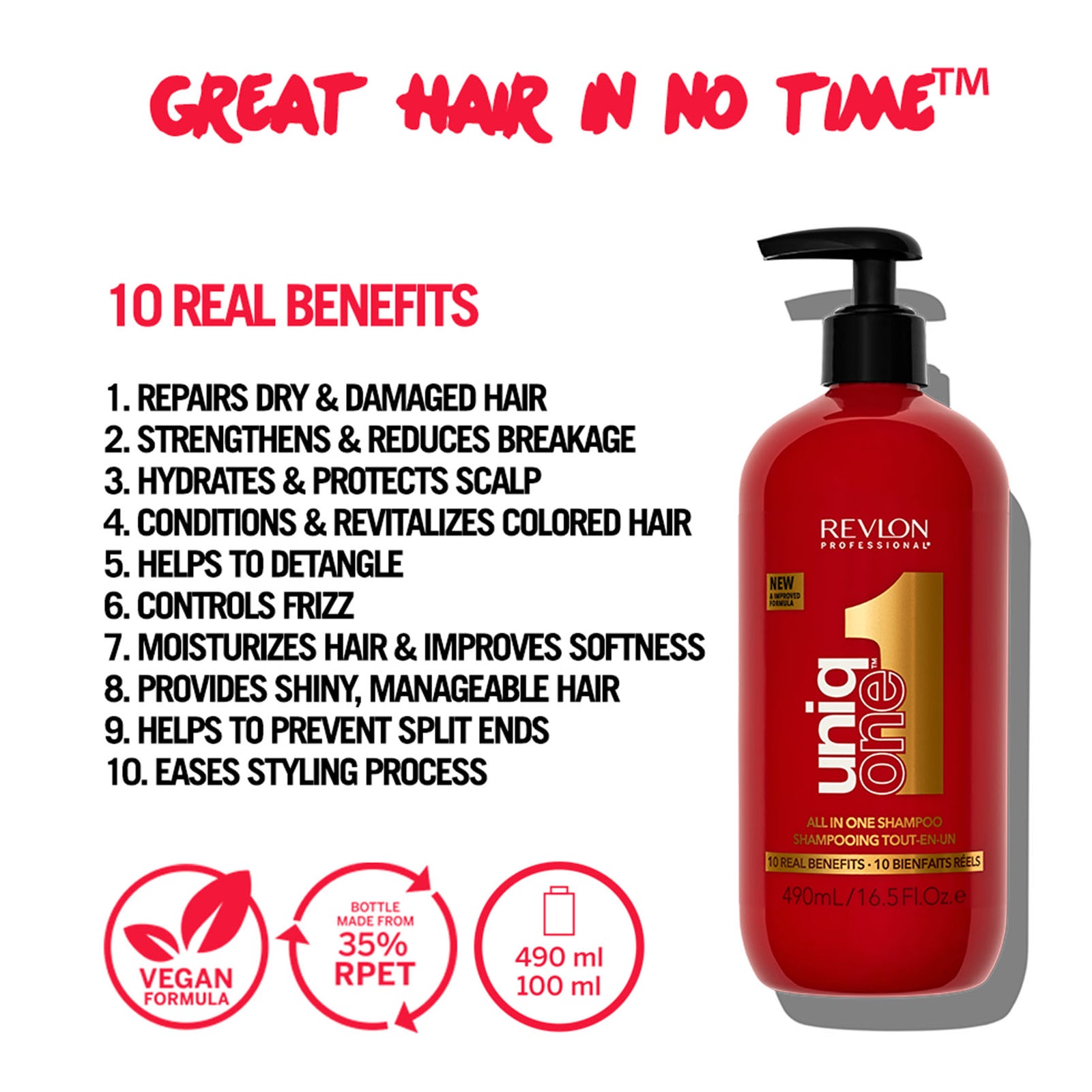 UniqOne All In One Shampoo 490ml